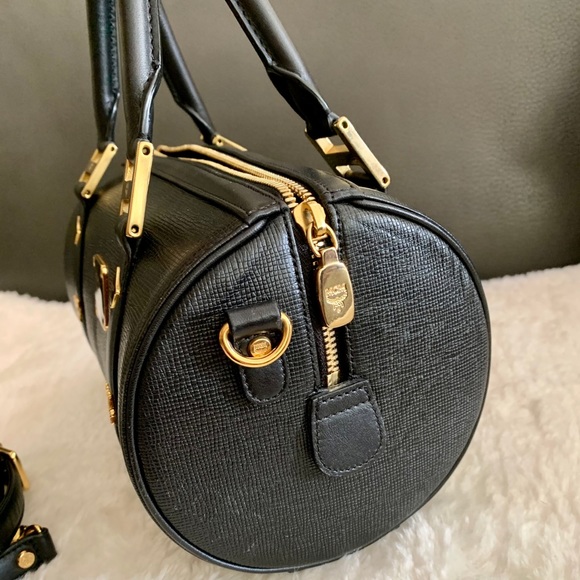 ‼️sold‼️MCM Studded Black leather Papillon - Picture 5 of 15